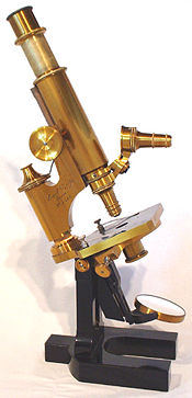 An 1879 Carl Zeiss Jena Optical microscope.