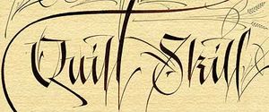 Modern western calligraphy