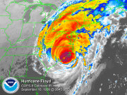 Hurricane Floyd at its North Carolina landfall