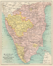 The Madras Presidency was divided and merged with neighbouring princely states to produce Kerala, Tamil Nadu, Karnataka and Andhra Pradesh.