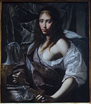 Artemisia Prepares to Drink the Ashes of her Husband, Mausolus (c. 1630), attributed to Furini