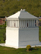Scale model of the Mausoleum at Miniatürk, Istanbul