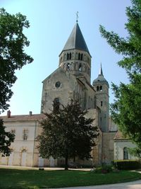 A view of the remains of the Abbey of Cluny. This church was the centre of monastic life revival in the middle age and marked an important step of the cultural rebirth following the Dark Age.