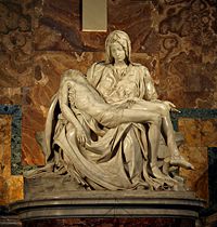 Michelangelo's Pietà in St. Peter's Basilica, Vatican City