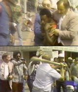 Violence at a Klan march in Mobile, Alabama, 1977