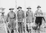 An all-female surveying crew in Idaho, 1918