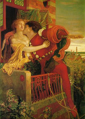 Romeo and Juliet by Ford Madox Brown