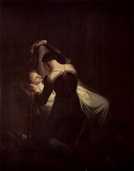 Romeo at Juliet's Deathbed, by Johann Heinrich Füssli