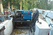 Engine driven welder mounted in Field Service Truck
