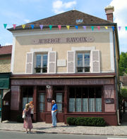 L’Auberge Ravoux, in Auvers-sur-Oise, where Vincent Van Gogh spent his final months and where he died. It is now a restaurant.