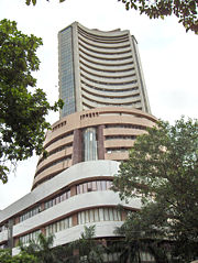 The Bombay Stock Exchange in India.
