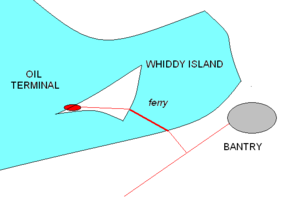 Sketch map of the Bantry area. For full chart, see 