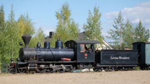 A Finnish narrow gauge Lowisa & Wesijärvi Railway 2-8-0 steam locomotive #6 (built in 1909) is currently operating on Jokioinen Museum Railway.