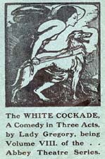 The cover of Lady Gregory's 1905 play The White Cockade