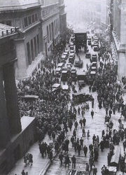 The Wall Street Crash of 1929, the beginning of the Great Depression
