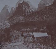 The Crawford ranch was located near the mouth of Zion Canyon, in Springdale.
