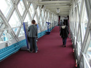 Interior of high-level walkway (used as an exhibition space)