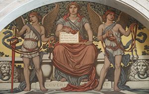 Detail from Elihu Vedder, Government (1896). Library of Congress Thomas Jefferson Building, Washington, D.C.