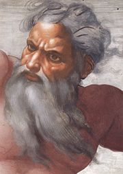 Detail of the Face of God