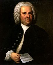 Bach in a 1748 portrait by Haussmann
