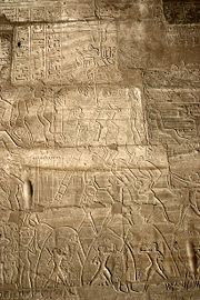 The Egyptian siege of Dapur in the 13th century BC, from Ramesseum, Thebes.