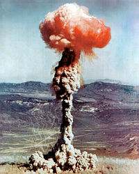 An American nuclear test.