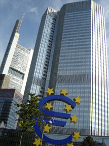The ECB building in Frankfurt