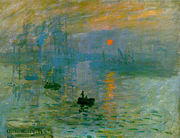 Monet's Impression, Sunrise, which gave the name to Impressionism