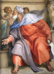 Figures such as the Prophet Ezechiel had a profound effect upon Raphael and other painters.