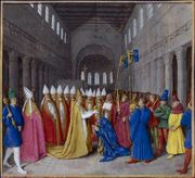 The coronation of Charlemagne