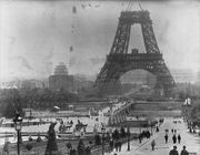 Eiffel Tower under construction in July 1888.