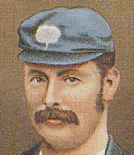 George Ulyett, the Yorkshire professional scored 55 and took 5 for 57 in the game.