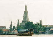 Wat Arun, one of the most visited temples in Bangkok.