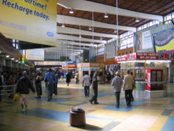 The interior of Cape Town Railway Station