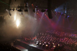 The 1812 overture complete with cannon fire was performed at the 2005 Classical Spectacular
