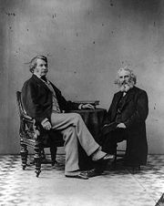 Senator Sumner and his good friend Henry Wadsworth Longfellow
