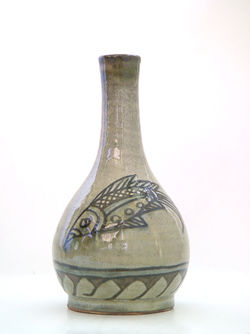 Contemporary pottery from Okinawa, Japan.