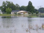 Flooding in Chackbay, Louisiana