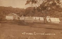 The Federal Capital survey camp was established circa 1909. An extensive survey of the ACT was completed by Charles Scrivener and his team in 1915.
