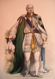 Prince Augustus Frederick, Duke of Sussex in the robes of a Knight of the Order of the Thistle
