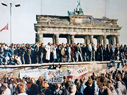 In 1989, the Berlin Wall separating West and East Berlin fell.