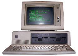 The first model of the IBM PC, the personal computer whose successors and clones would fill the world.