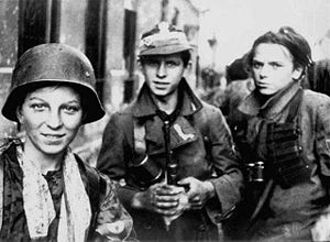 Szare Szeregi Scouts also fought in the Warsaw Uprising.