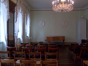 Mendelssohn's music room in Leipzig