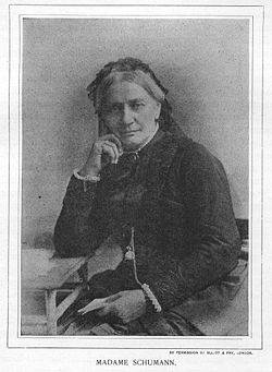 Clara Schumann, "One of the most soulful and famous pianists of the day", said Edvard Grieg