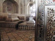 Cenotaphs, interior of Taj Mahal