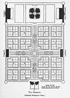 Ground layout of the Taj Mahal
