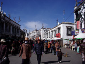 Lhasa main street
