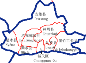 Counties of the Lhasa Prefecture