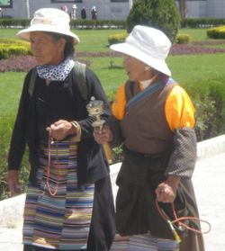 Tibetan women near the Potala